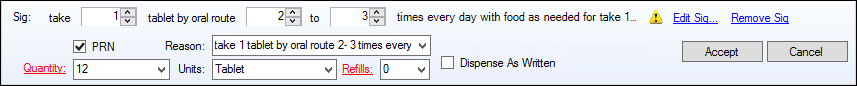 Select a SIG