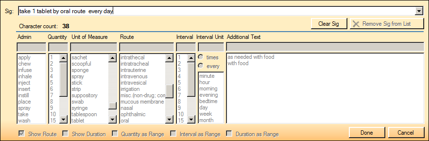 Sig Builder