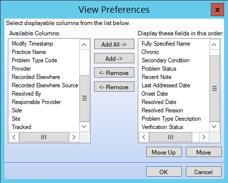 View Preferences