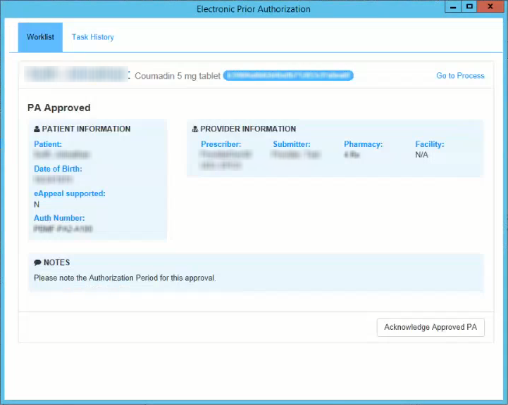 Electronic Prior Authorization