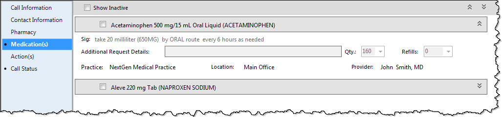 Medication(s)