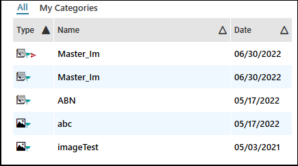Categories Tab with NextGen PxP Portal Icon