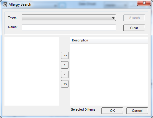 Allergy Search
