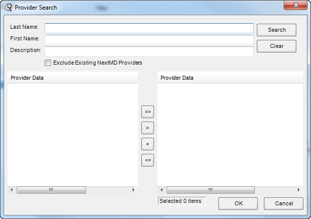 Provider Search