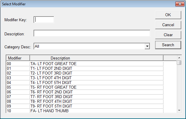 Select Modifier