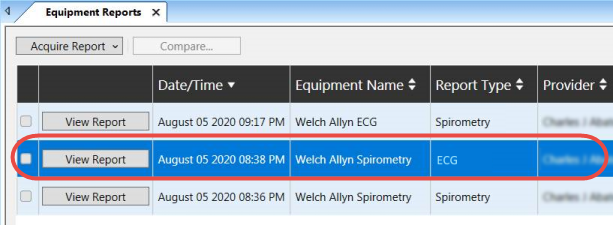 Imported Report in IEM Grid
