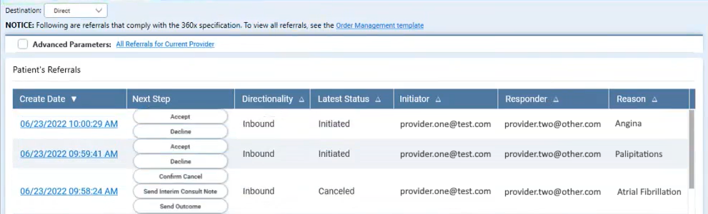 Actions for Inbound Requests