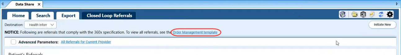 Order Management Template Link