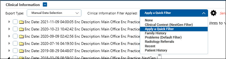 Apply a Quick Filter
