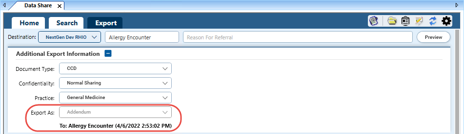 Additional Export Information