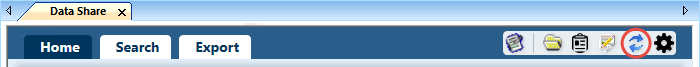 Reinitialize Button for Data Share Module
