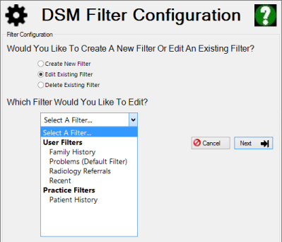 Which Filter Would You Like to Edit