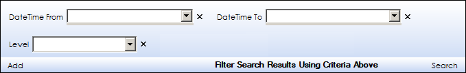 Log Viewer After the Message Field is Hidden