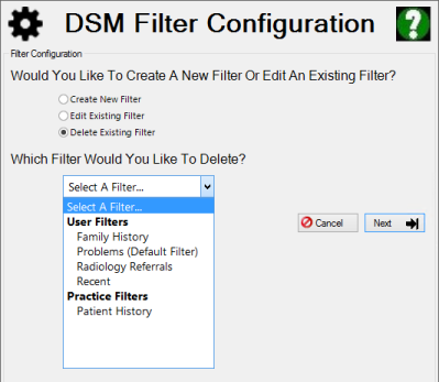 Which Filter Would You Like to Delete