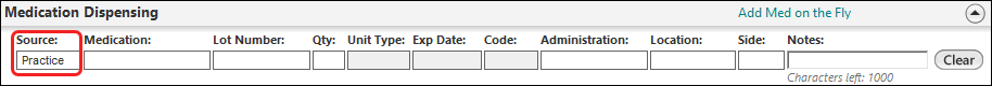 Default source type