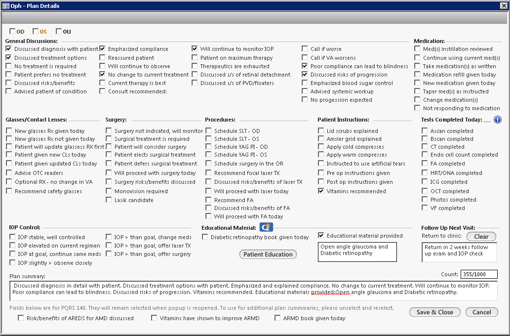 oph - plan details template