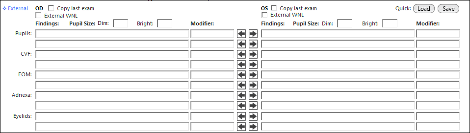 external exam panel