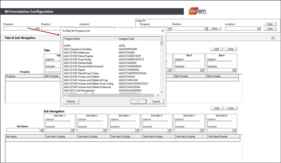 BH Foundation Configuration template