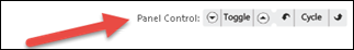 Toggle arrows
