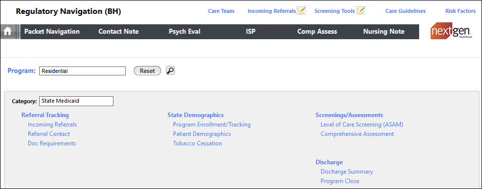 Regulatory Navigation template