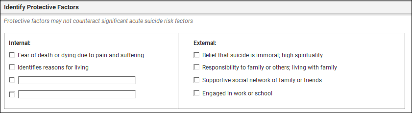 Identify Protective Factors