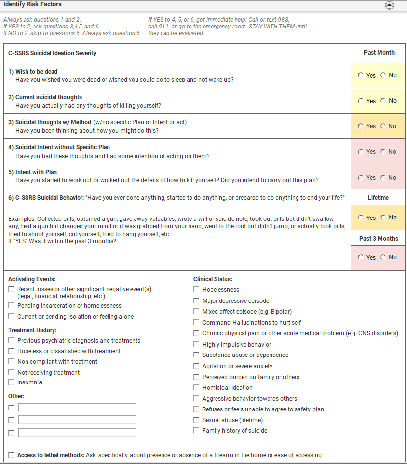 Identify Risk Factors