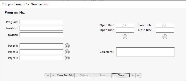 Programs HX window