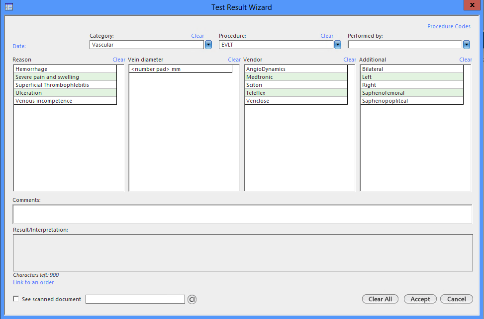 Testing Result Wizard