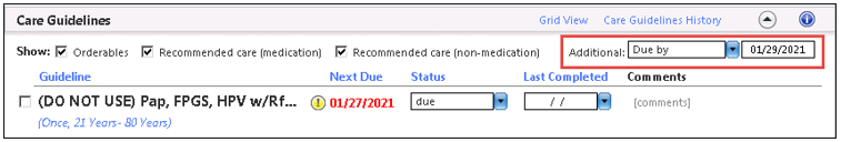 Care Guidelines Paged View
