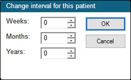 Change Interval