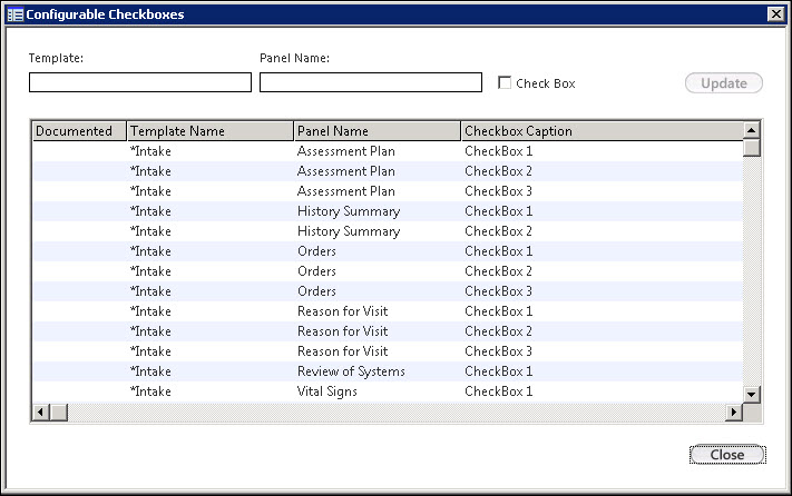 Client Configurable check boxes