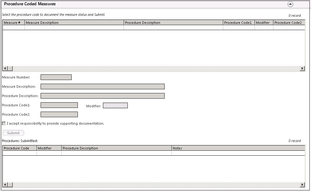 Procedure Coded Measures