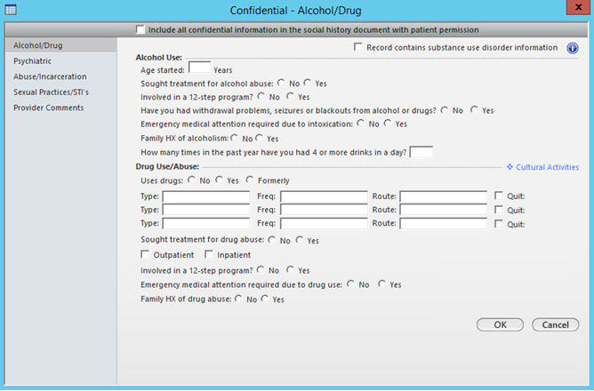 Confidential - Alcohol/Drug template