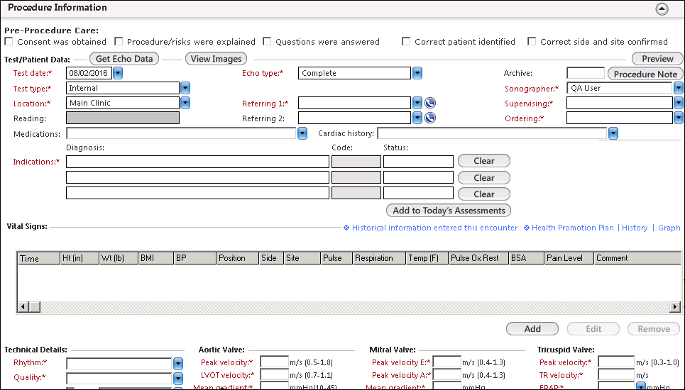 Procedure Information