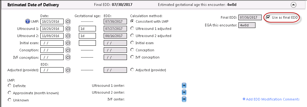 Estimated Date of Delivery