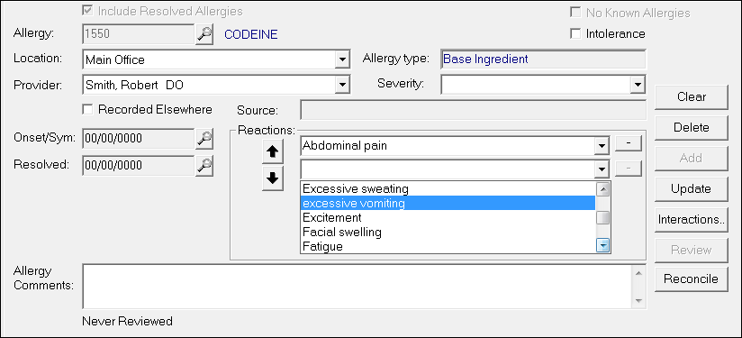 EHR Medication