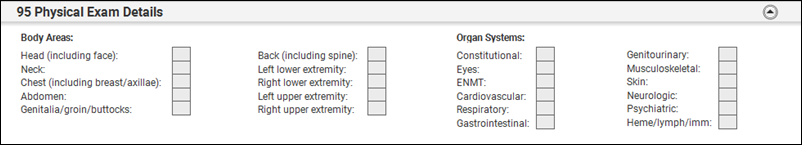 95 Physical Exam Details on Finalize