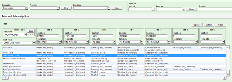 Framework Content template
