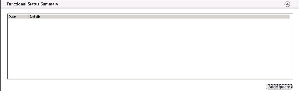 Functional Status Summary