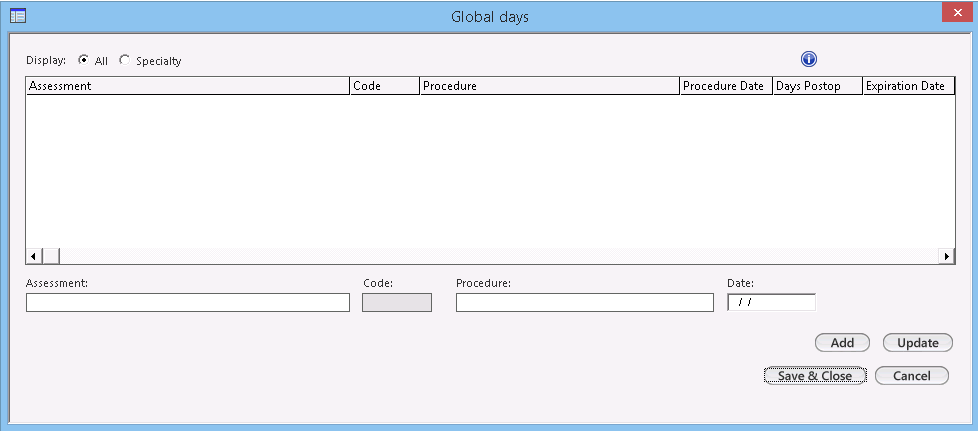 Global days