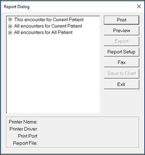 Report Dialog