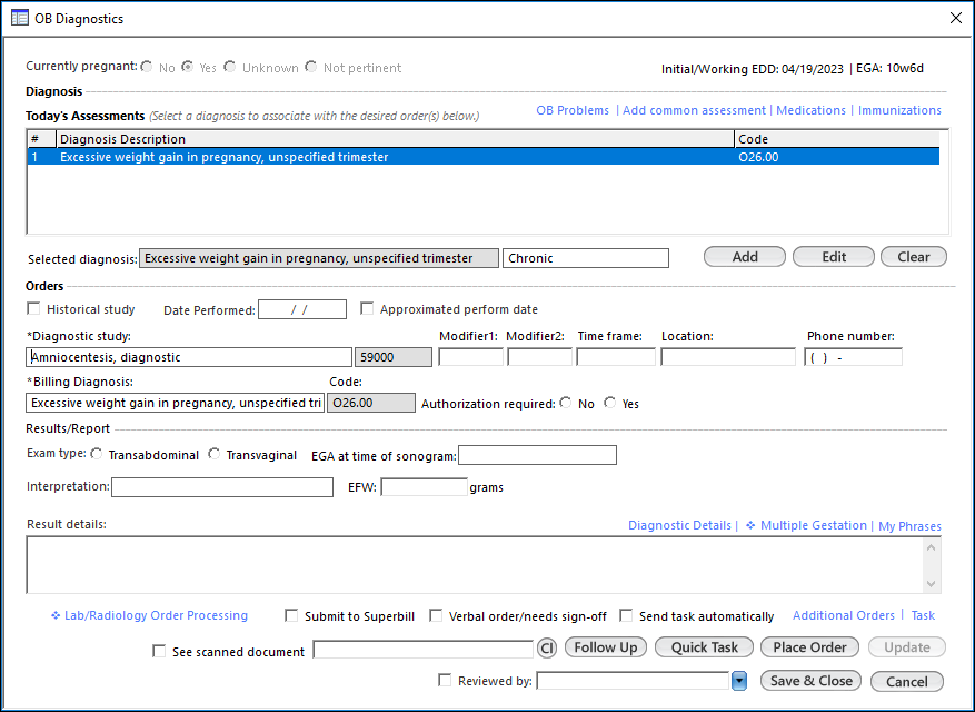 OB Diagnostics
