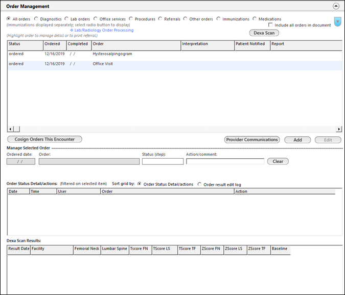 Order Management template