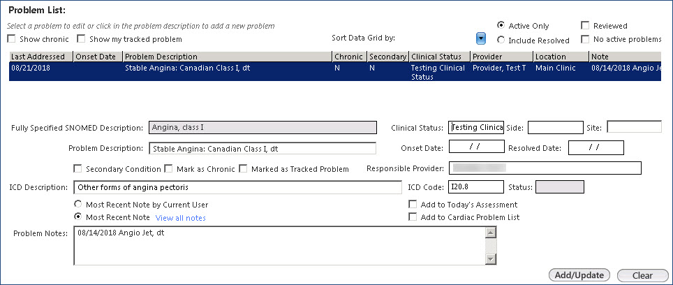 Problem List