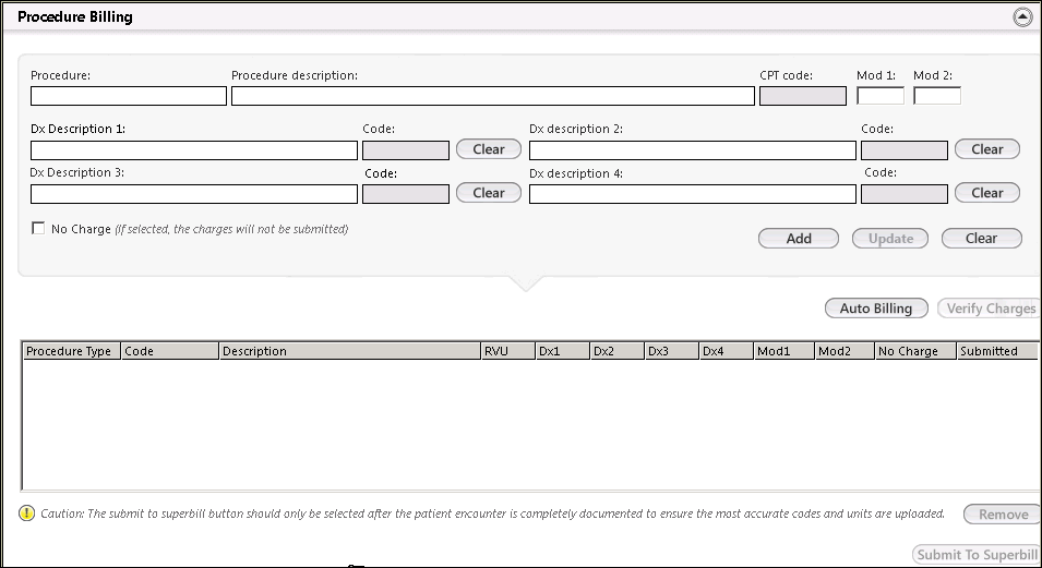 Procedure Billing