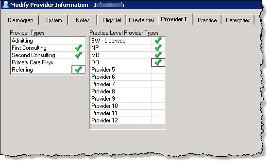 Modify Provider Information