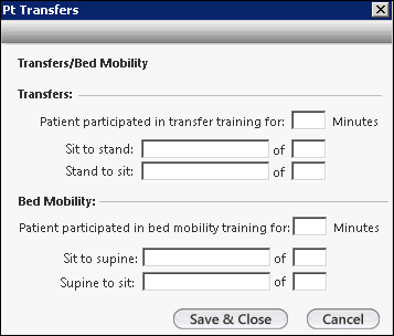 Pt Transfers