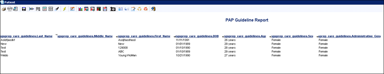 Patient Report