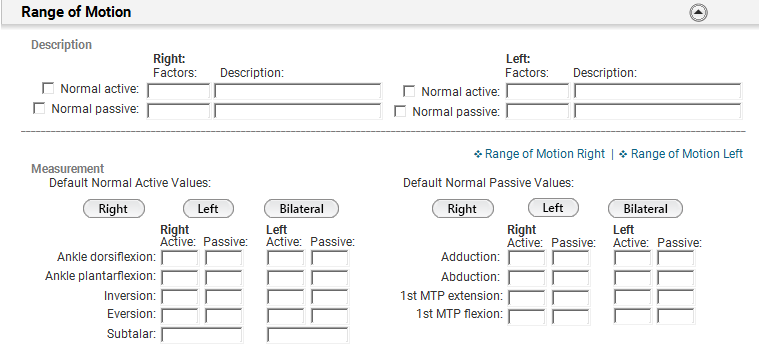 Range of Motion