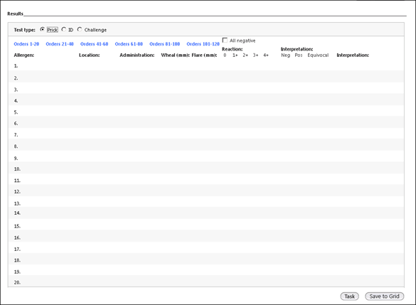 Results section